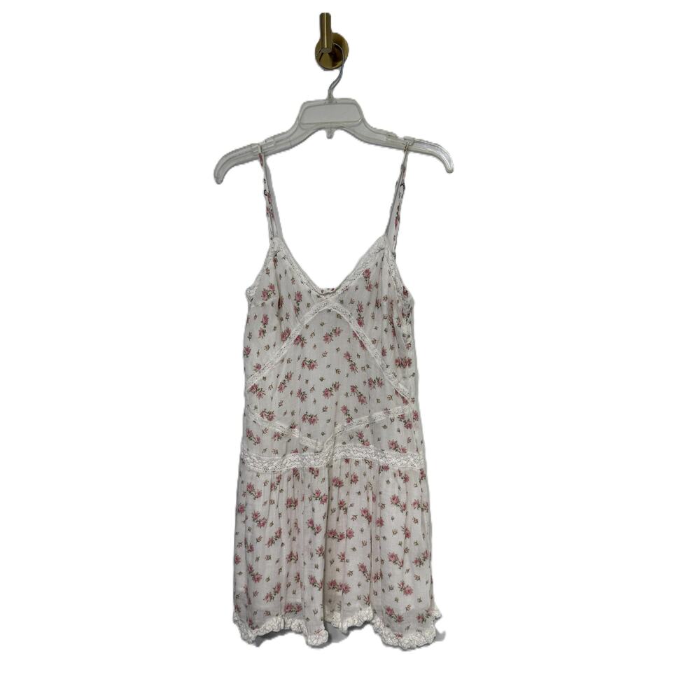 Ralph Lauren Denim & Supply white Sundress 100% Cotton gauze floral print Size L - Picture 7 of 13